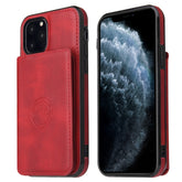 Funda magnética con textura de piel de becerro, para iPhone 11 Pro Max, para iPhone 11 Pro, para iPhone 11, para iPhone SE 2022 / SE 2020 / 8 / 7, para iPhone 8 Plus / 7 Plus